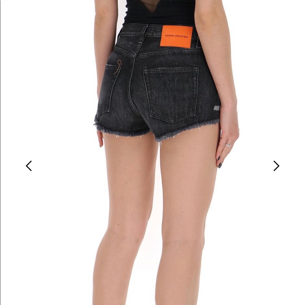 Heron Preston denim shorts